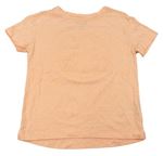 Neonově oranžové tričko s 3D logem Converse