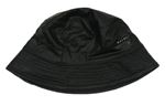 Černý koženkový klobouk 