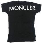 Čierne tričko s logom zn. Moncler
