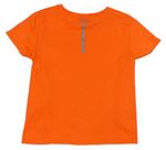 Neónově oranžové športové tričko zn. Kipsta