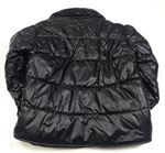 Čierna pogumovaná zimná bunda s golierikom zn. Diagram