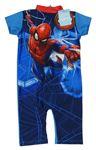 Modro-červený UV overal se Spidermanem Marvel