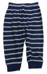Tmavomodro-modré pruhované pyžamové kalhoty Primark