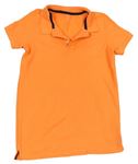 Neonově oranžové polo tričko Primark