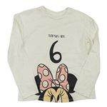 Smetanové triko s Minnie a číslem George