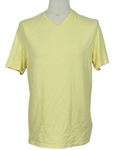 Pánské žluté tričko M&S
