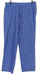 Dámské světlemodro-modré vzorované volné kalhoty Debenhams 