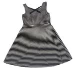 Čierno-biele pruhované šaty zn. Y.d