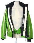 Pánska limetková šušťáková lyžiarska bunda s kapucňou zn. Level3