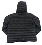 Čierna prešívaná šušťáková jarná zateplená bunda s kapucňou zn. SOULCAL&CO