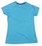 Azurové sportovní tričko se srdíčky Matalan