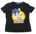 Černé tričko se Sonicem