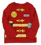 Červené triko - hasič C&A