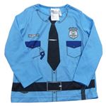 Kostým - Modré triko -policista H&M