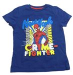 Tmavomodré tričko Spiderman M&S
