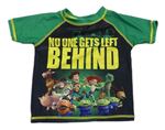 Černo-zelené UV tričko s Toy Story Disney