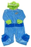 Modro-zelená chlupatá kombinéza s kapucí - Toy Story4 Primark