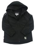 Černá softshellová bunda s kapucí F&F