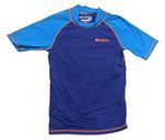 Tmavomodro-azurové UV tričko Mountain Warehouse