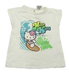 Krémové tričko s Hello Kitty Sanrio