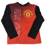 Černo-červené fotbalové pyžamové triko - Manchester united