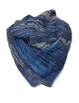 Dámský modro-růžový vzorovaný šátek 
