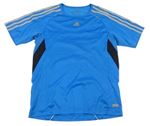 Azurové sportovní tričko Adidas