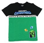 Zeleno-černé tričko Minecraft George