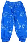 Safírové pyžamové kalhoty s dinosaury 