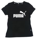 Černé tričko s logem PUMA