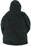 Čierna šušťáková zimná bunda s nášivkou/logem zn. Sonneti