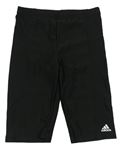 Černé nohavičkové plavky s logem Adidas