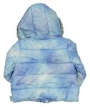 Svetlomodrá šušťáková zimná bunda s Frozen a kapucňou zn. Disne