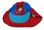 Modro-červená UV kšiltovka s  Mickeym 3-23m