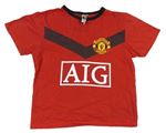 Červené tričko s potiskem - Manchester United 