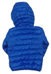 Cobaltovoě modrá prešívaná šušťáková zateplená bunda s kapucňou zn. MCKENZIE.