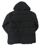 Čierna šušťáková zimná bunda s kapucňou zn. Very
