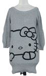 Dámská šedá svetrová tunika s Hello Kitty H&M