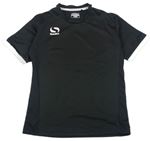 Černo-bílé sportovní tričko s logem Sondico