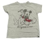 Světlebéžové tričko s Mickey Mousem George