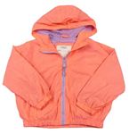 Neonově růžová šusťáková jarní bunda s kapucí M&S