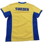 Žluto-tmavomodrý sportovní dres s číslem - Švédsko