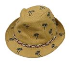 Béžový slaměný klobouk s palmami M&S