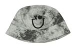 Bílo-šedý batikovaný klobouk se smajlíkem George