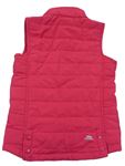 Ružová šušťáková prešívaná zateplená funkčná vesta zn. Trespass