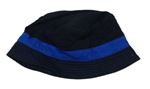 Tmavomodro--modrý klobouk 