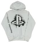 Bílá mikina s kapucí a logem PlayStation H&M