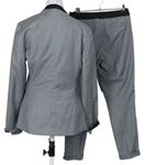 2set - Dámský šedý kalhotový kostým zn. Orsay