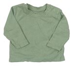 Zelené žebrované triko Primark