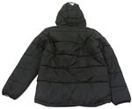 Černá šusťáková zimní bunda s kapucí zn. H&M